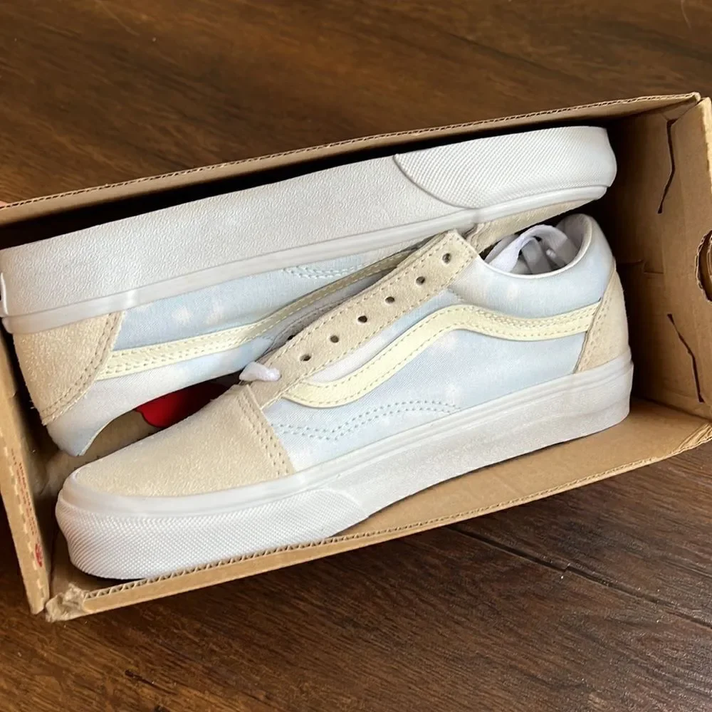 Vans old skool women size6.5 bleach wash